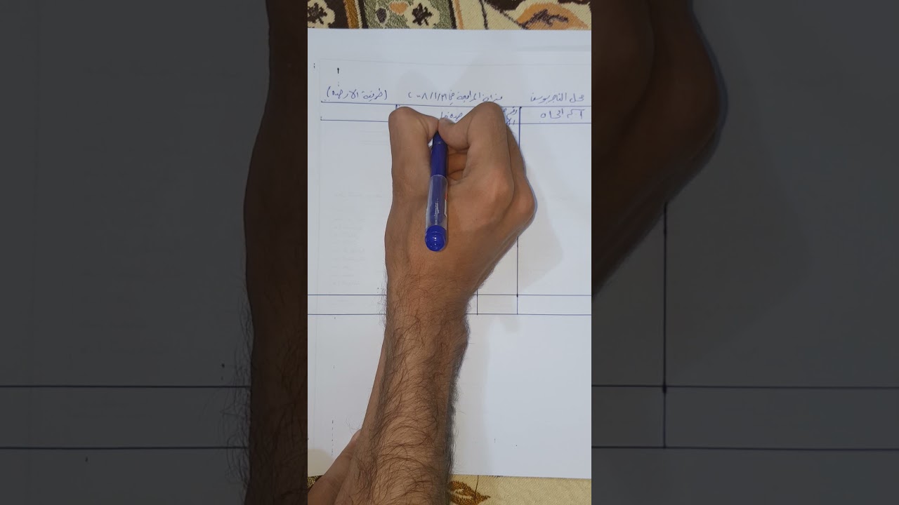 مبادئ المحاسبة| صف اول تجاري| ميزان المراجعة/ طريقة الارصدة