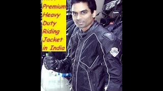 Most Premium Heavy Duty Motorcycle Riding Jacket in India.