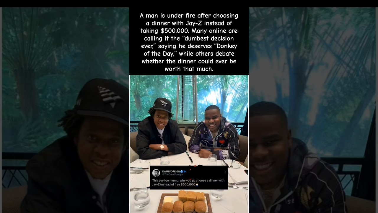Man Chooses Dinner With JAY-Z Over $500K?! Social Media Is LOSING It! 