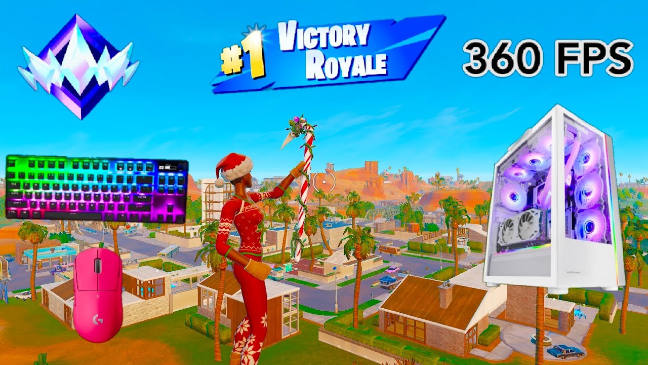 Fortnite Unreal Ranked Reload On PC | Keyboard & Mouse Gameplay | 360 FPS | 4K