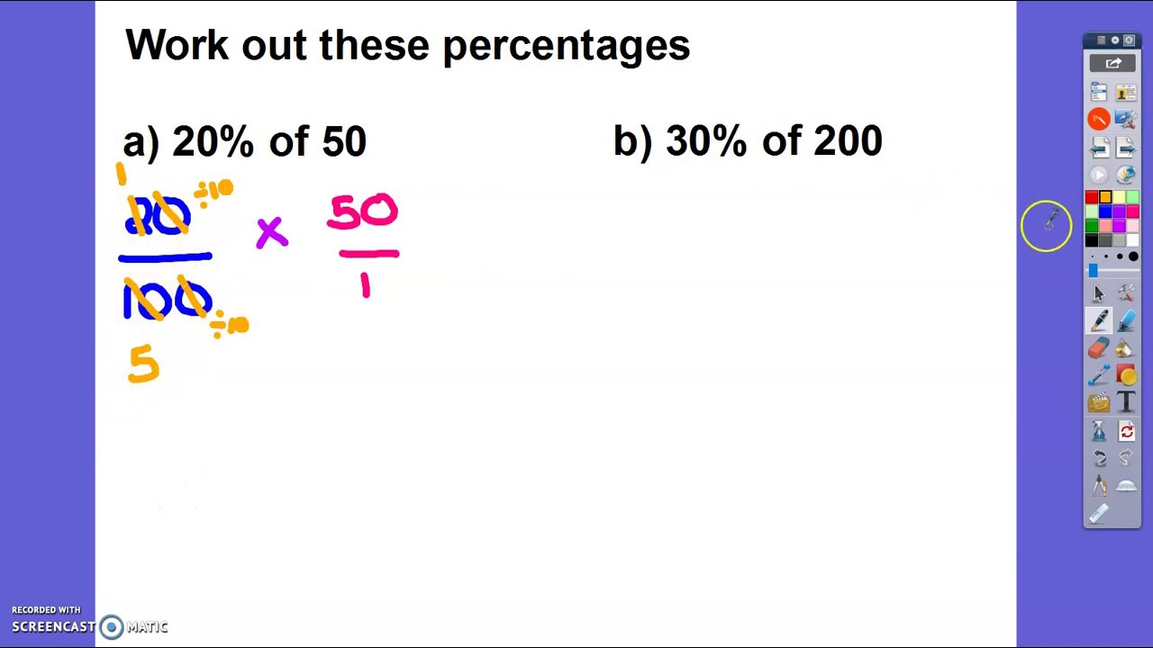 how to work out assignment percentages