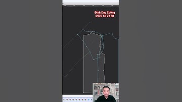Thiết kế tay áo Raglan trên phần mềm #optitex #accumark #clo3d #gerber