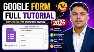 Google Form Full Tutorial 2026 || Google Form का पूरा ट्यूटोरियल 2026 || @Arjun.Yt.Support