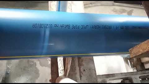 Linx 8840 Printing on uPVC Pipe...