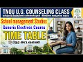 Generic Electives Course latest update tamil nadu open university latest update