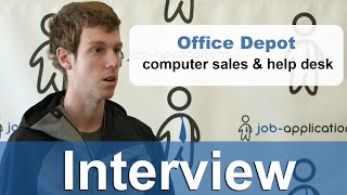 Office Depot Interview - Computer Sales & Help Desk