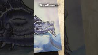 A Painting a Day keeps Boredom Away/ Day 5// Dragon Painting