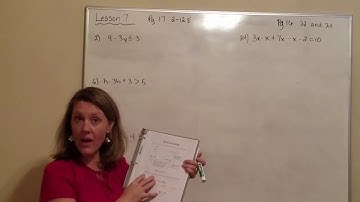 Algebra 2 lesson 7 A Beka