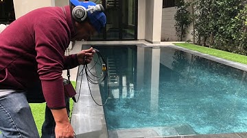 How The Pros Do A Leak Detection on a 360 Degree Infinity Edge Pool