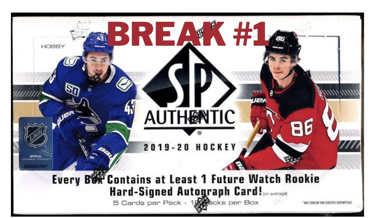 2019/20 SP Authentic Hockey Hobby Box Break