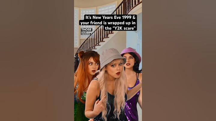 POV: It’s New Years Eve 1999 & your friend is wrapped up in the “Y2K scare.” #y2k #90skid #nostalgia