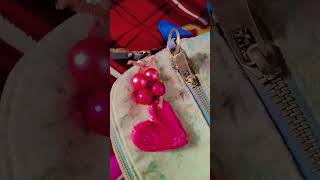 heart ❤️ keychain with clay 🤩🤩