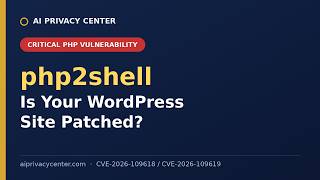php2shell PHP Vulnerability: Check Your WordPress Site in 60 Seconds (CVE-2026-109618)