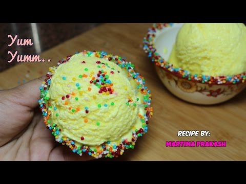 25% Low Fat Custard Icecream using Amul Cream with Tips & Tricks