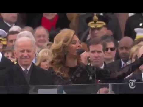 オバマ大統領就任式でビヨンセが歌って 1月21日