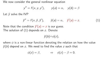 ch10 4. Nonlinear shooting method. Wen Shen