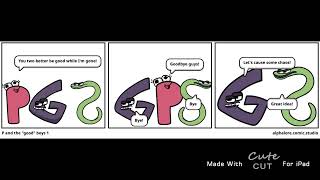 I dubbed my Alphabet Lore comics!!! 3