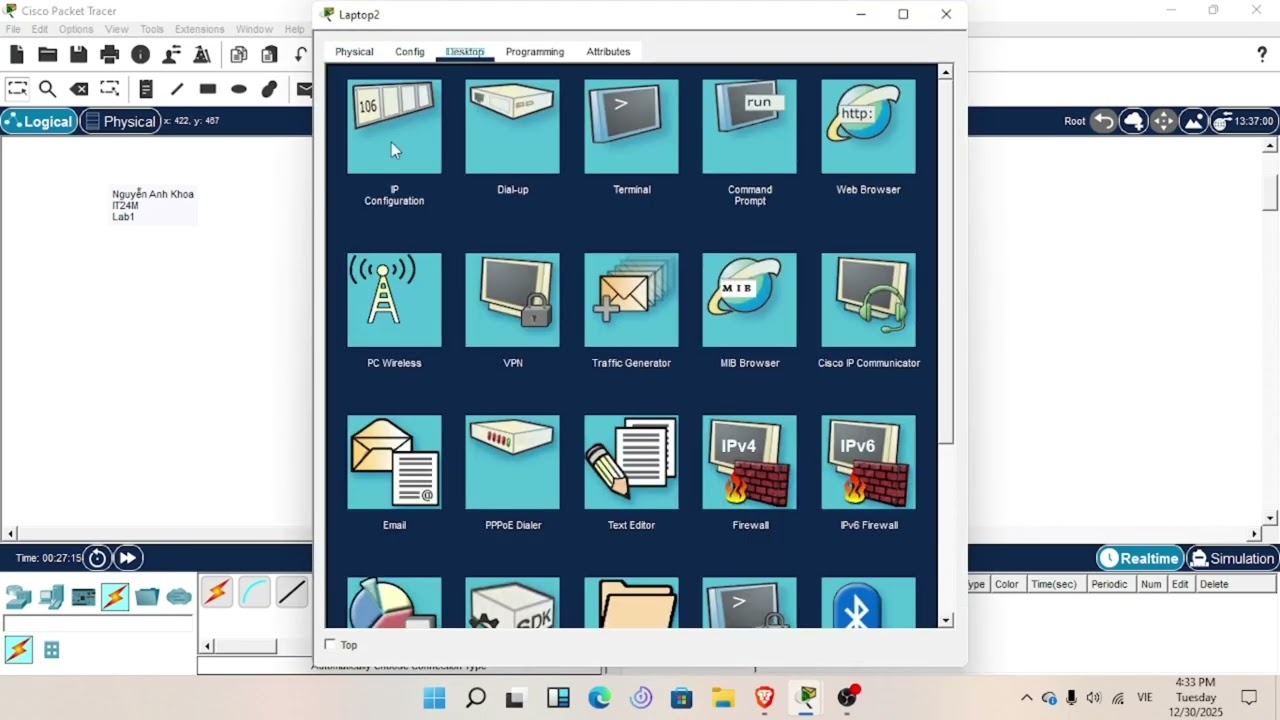 Nguyễn Anh Khoa   PacketTracerLab1