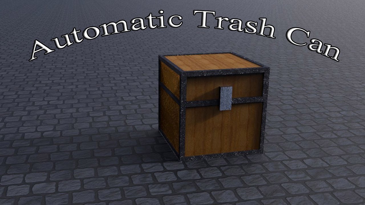 How To Build Automatic Trash Can/Minecraft PC Tutorial - YouTube