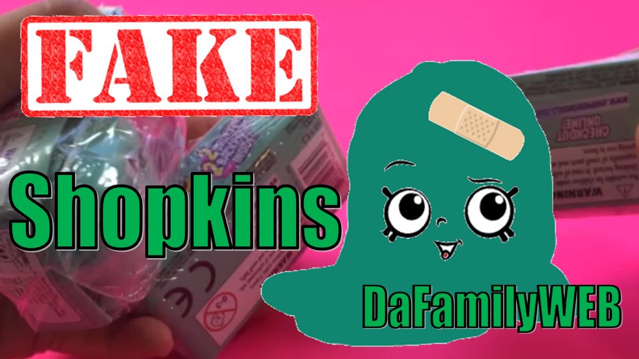 FAKE SHOPKINS!  We have 3 Season 5 FAKE Shopkins Packs!