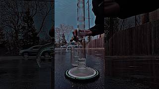 Bong Hits in the Rain💨💨🌧️🌧️#weed #bong #smoke #stacking