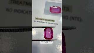 4 ct Burmese ruby, ₹16L—saturation so intense, beauty feels inevitable. #ruby #jyotish #ratna