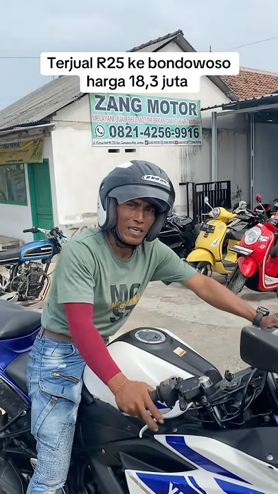 Sold r25 to Bondowoso for 18 million #nengcantik #obralmotor #yamaha #r25 #sports #viralvideo