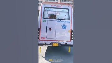 GSRTC New Bus and New Route. #gsrtc #bus #shorts