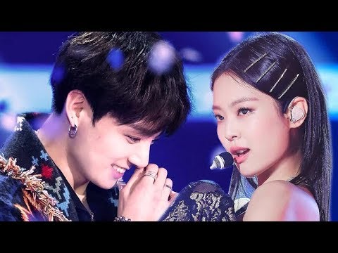 JENKOOK SBS GAYO DAEJUN 2018 MOMENTS [ Jennie and Jungkook ]