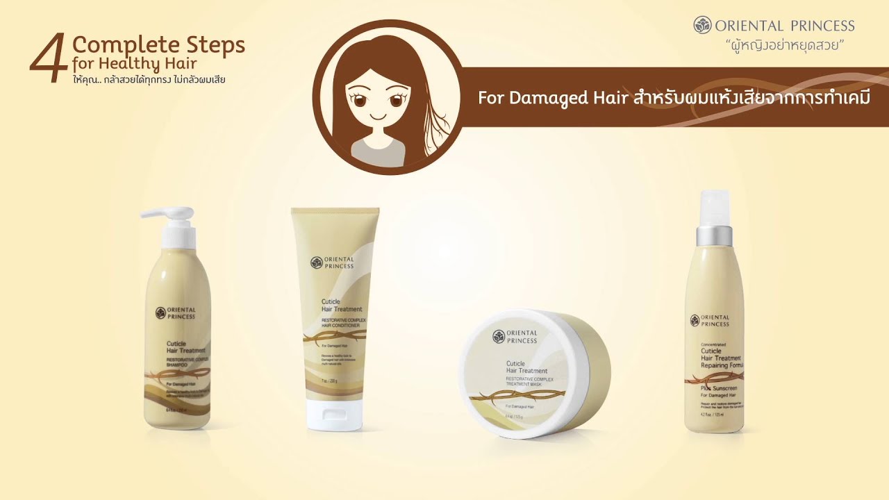 Cuticle - 4 Complete steps for damaged hair