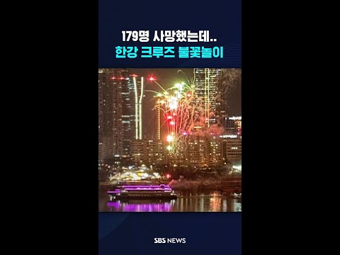 179명 사망했는데…<strong>한강</strong> 크루즈 <strong>불꽃놀이</strong> #shorts