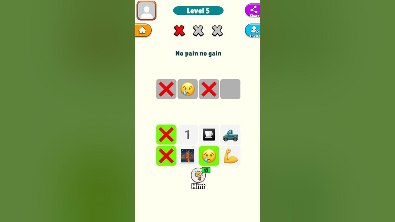 Emoji puzzle guess em all game 2 level 5 youtube
