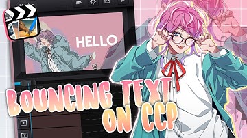 Bouncing Text | Cute Cut Pro
