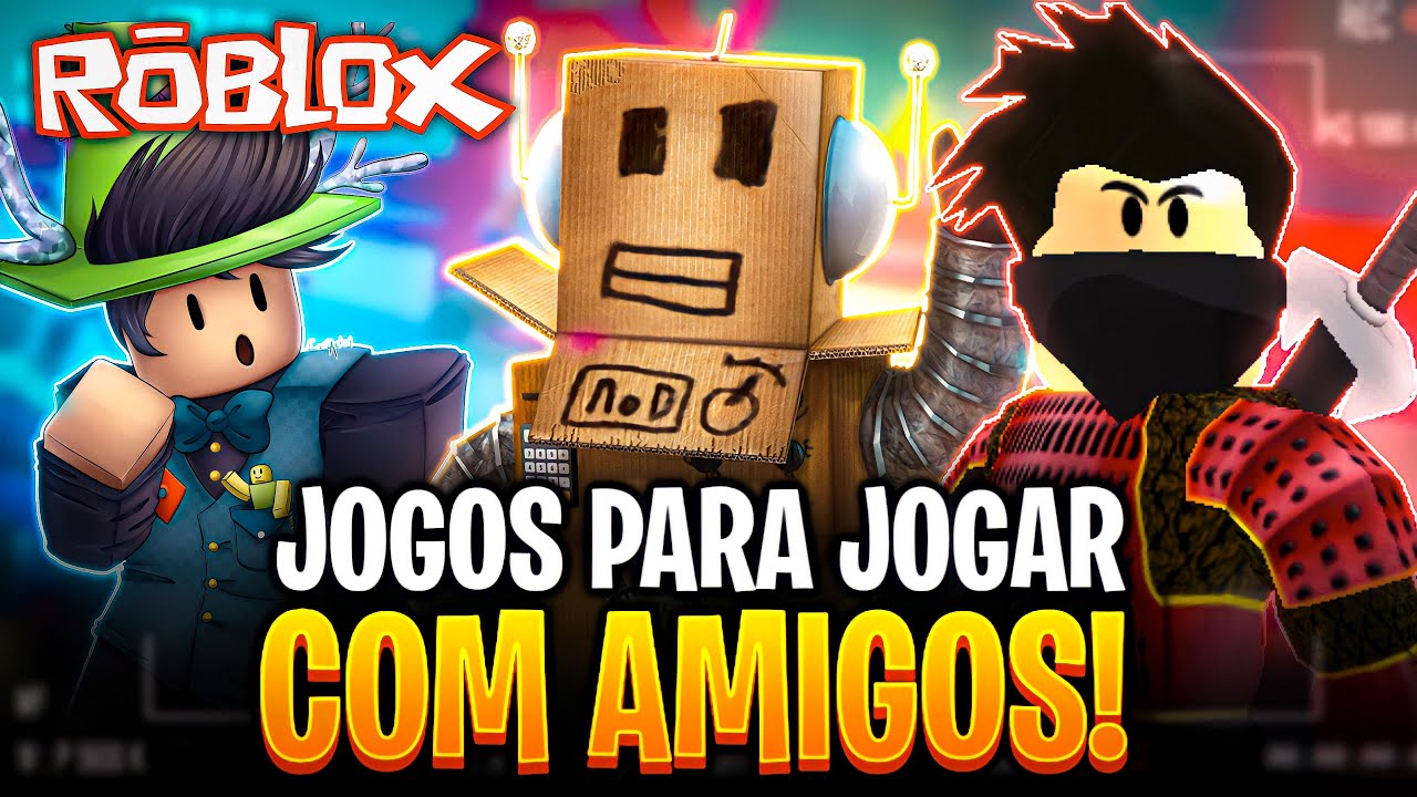 NÃO JOGUE SOZINHO! Top 10 MELHORES JOGOS do ROBLOX para JOGAR COM