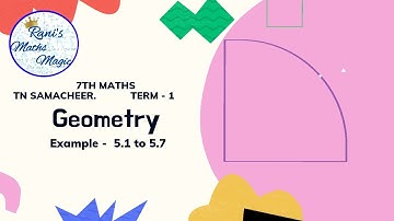 Geometry |7th Maths |Term -1 |TN Samacheer|Rani