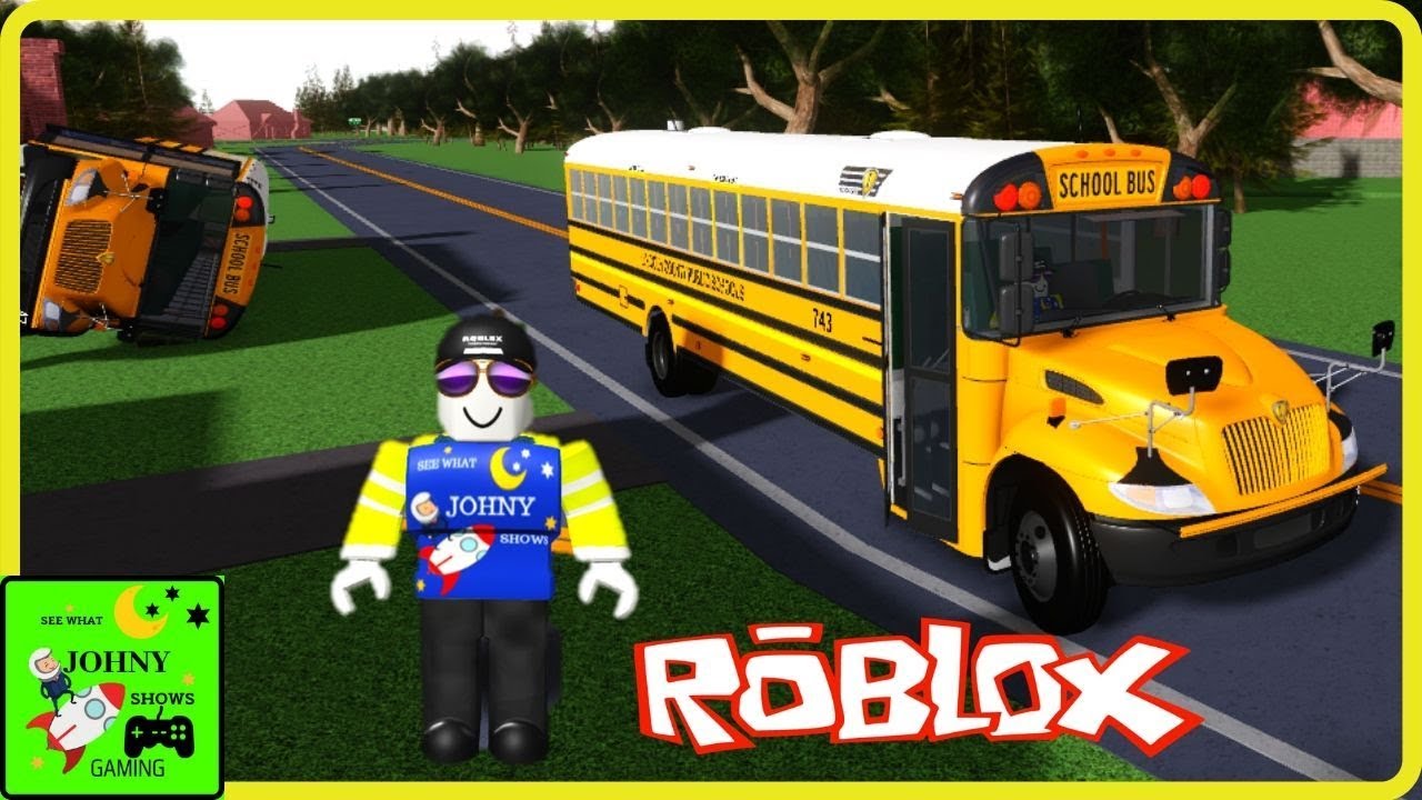 Johny Shows Roblox School Bus Driver Simulator Youtube