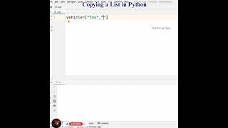 Copying a List in Python | Prof.Antony Vijay #shorts