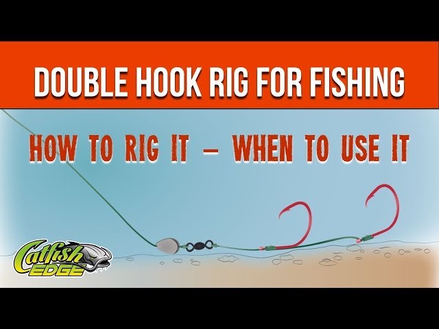 Two Hook Rig or Double Hook Rig (Double Snell) [Catfishing Quick Tip] 