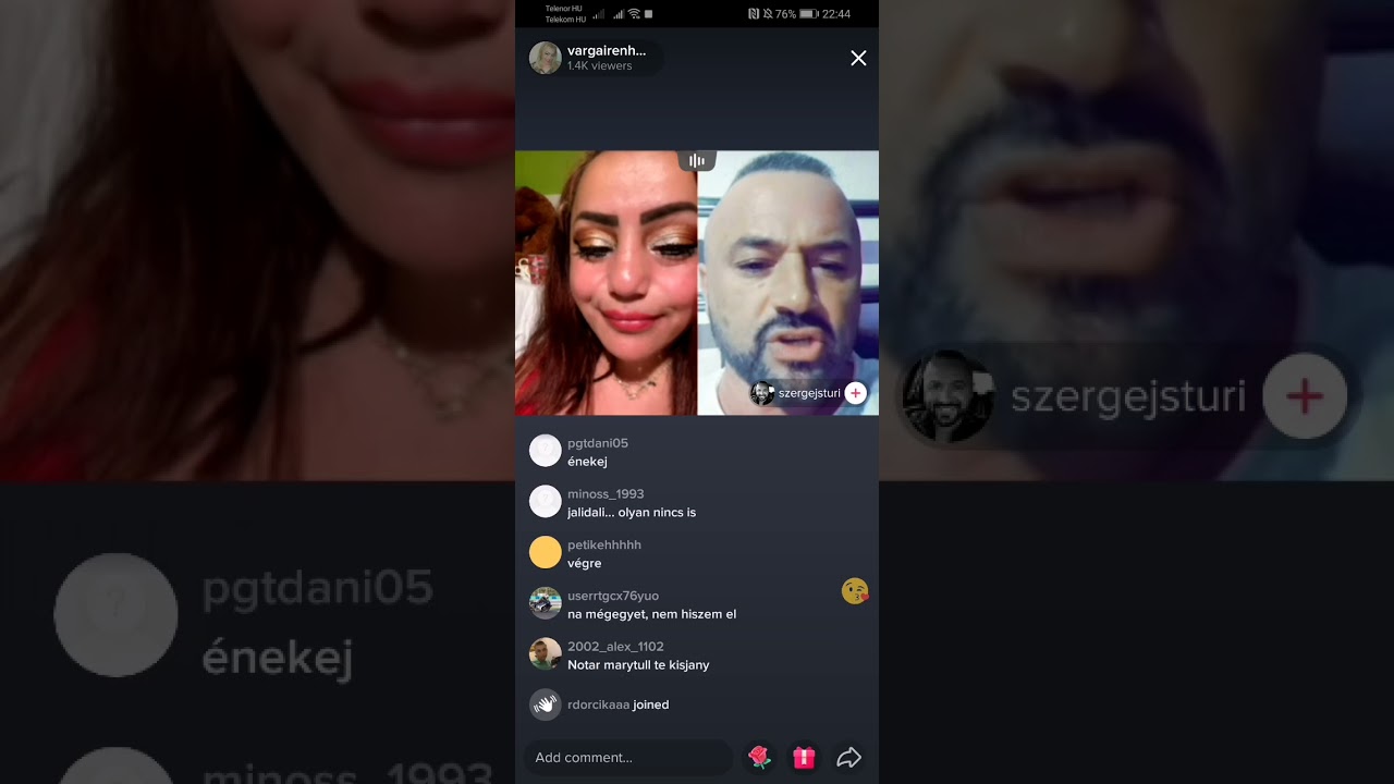Varga Irénke - JadiDadi (TikTok live)