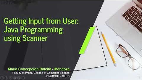Java Programming using Scanner Class  | Getting Input from the User | NetBeans