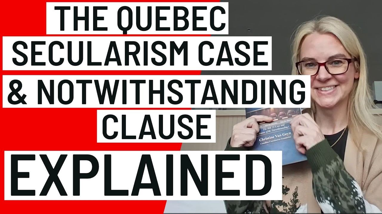 The Bill 21 Secularism Case and the future of the Notwithstanding Clause