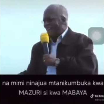 John Pombe Magufuli Emotional Speech will make you cry