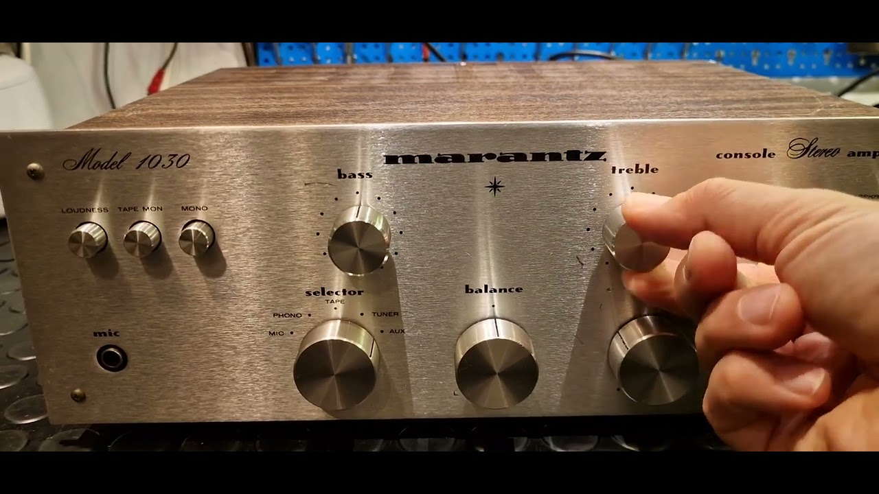 MARANTZ 1030 amplifer 1974' mk1 -test- - YouTube