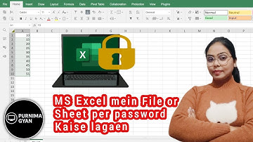 How To Protect Excel File To Open With Password || Excel File Or Sheet me password Kaise lagaen