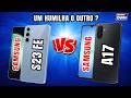 UM HUMILHA O OUTRO ? SAMSUNG S23 FE 5G VS SAMSUNG A17 5G   #smartphone #technology #galaxy #video