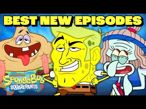 SpongeBob's Best Moments from NEW Episodes! | 60 Minute Compilation | SpongeBob