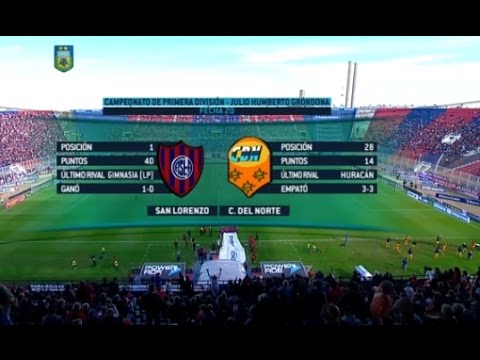 Mirá en vivo el encuentro entre San Lorenzo y Crucero del Norte