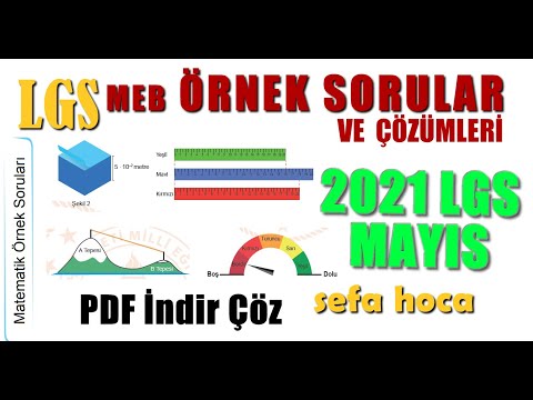 2021 LGS Mayıs Ayı Örnek Matematik Soruları Ve Çözümleri