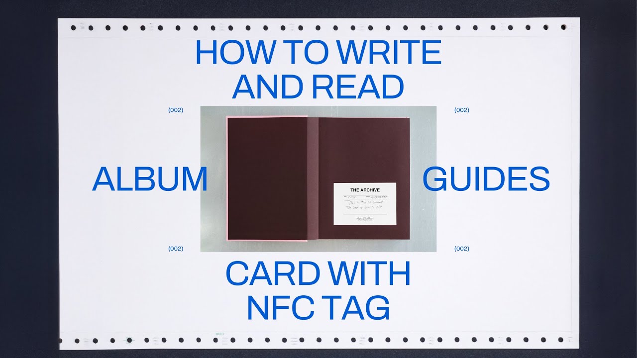How to write and read NFC tags on our albums: step-by-step - YouTube