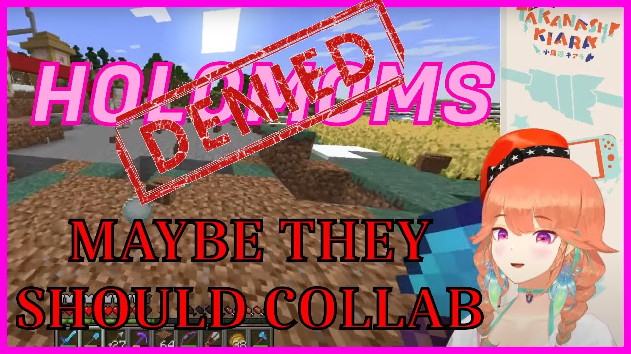 Kiara's duality about Holomoms [Hololive, Minecraft]
